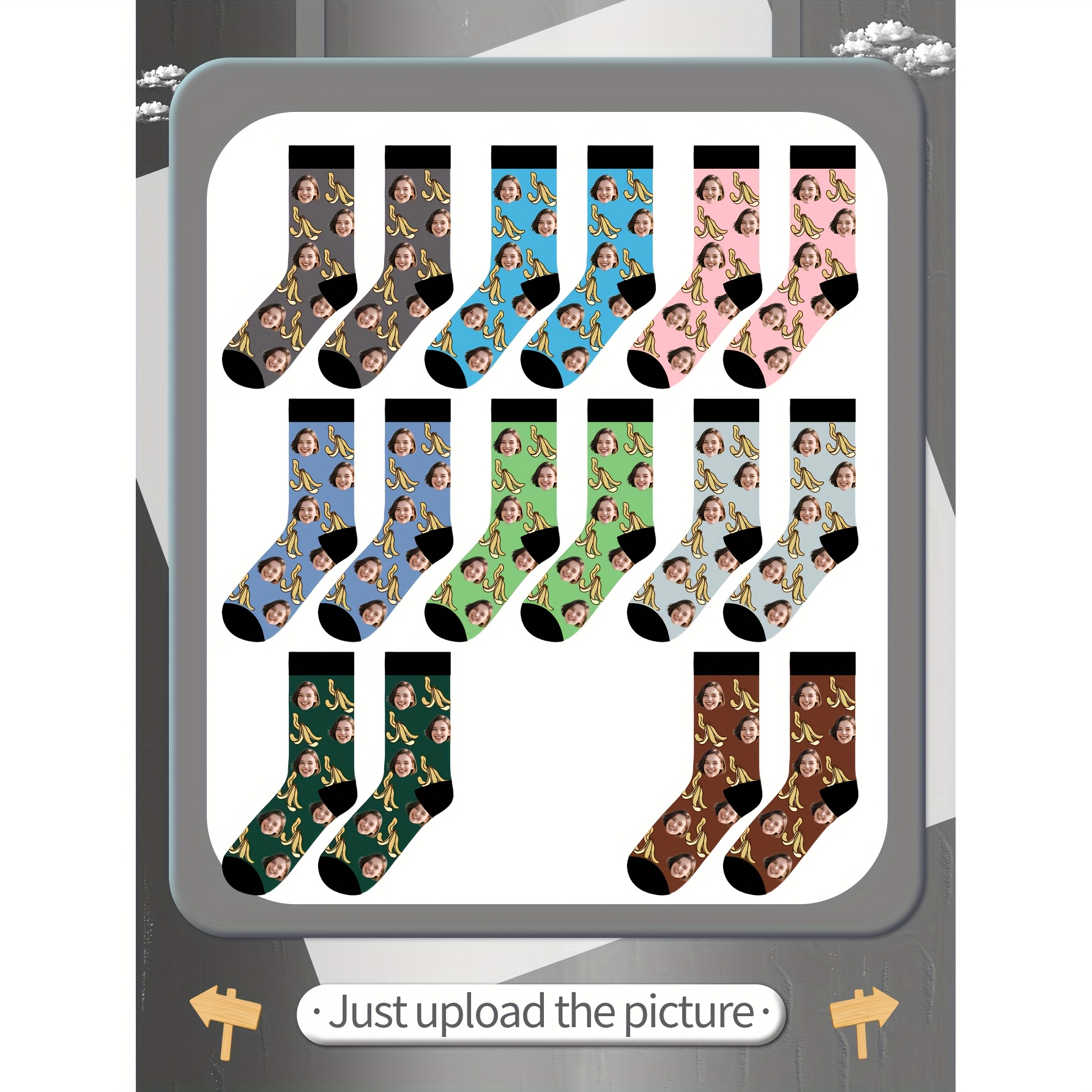 Photography Ideas - 1 pair of customized photo face
