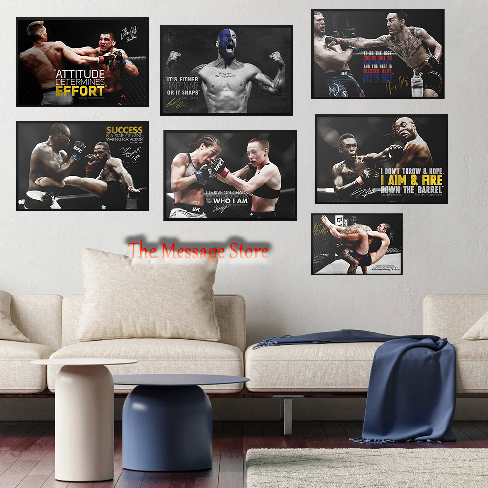 Photography Quotes - UFC Fighters Art Motivational Quotes Inspired