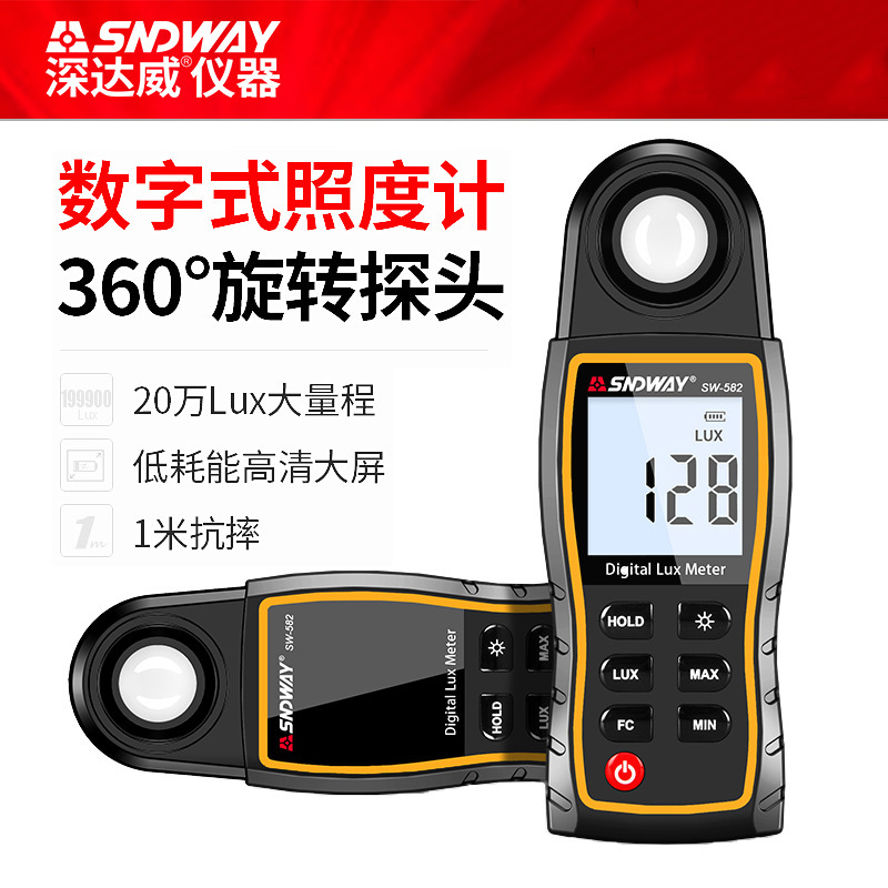 Photography Ratio - Durable SW-582 Light Meter Digital Lux