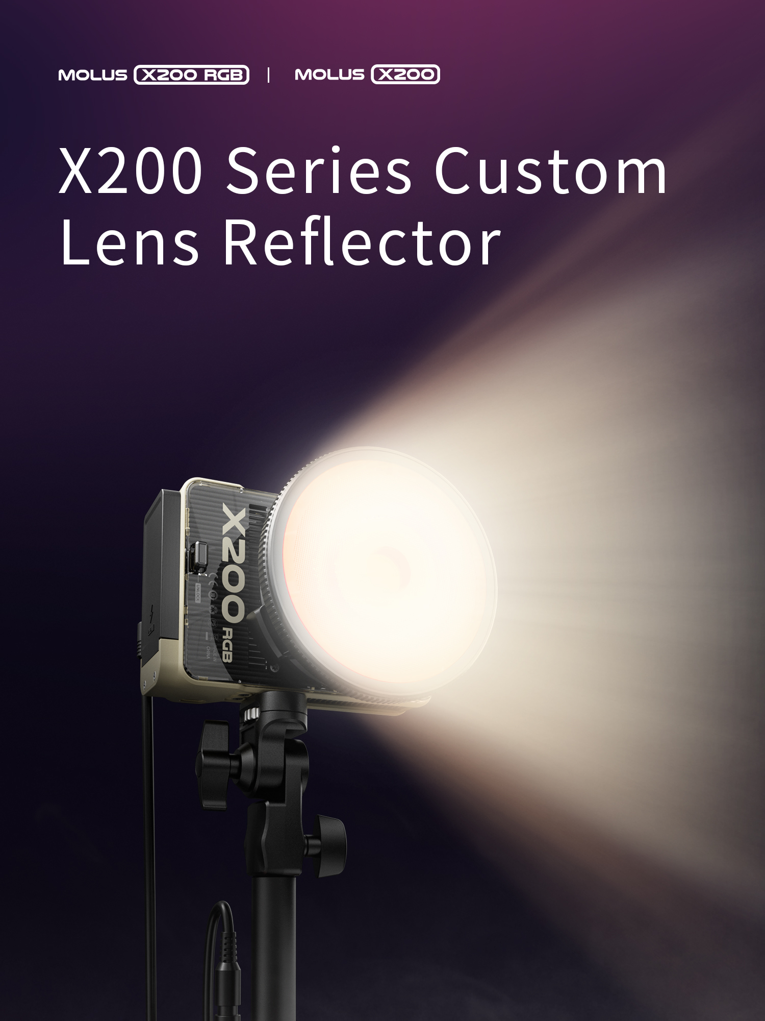 ZHIYUN MOLUS X200 X200RGB Comb - đánh giá và giá X200 Photography Kit