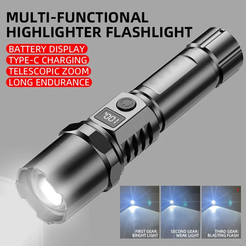 High Power XHP100 Led Flashlig - đánh giá và giá Photography Ratio