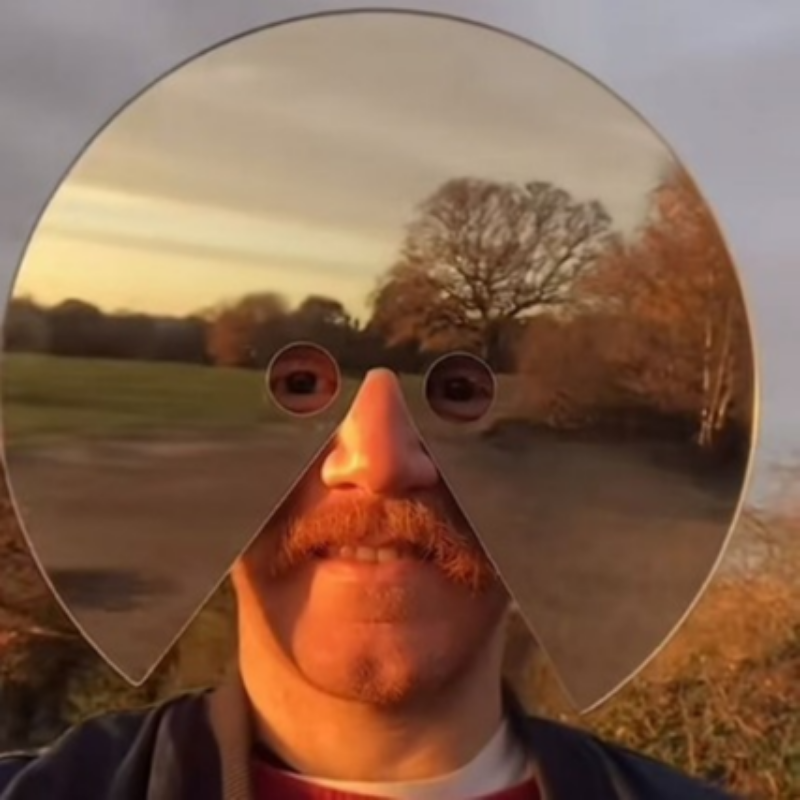 Full Face Round Mirror Mask Vi - đánh giá và giá Photography Jokes
