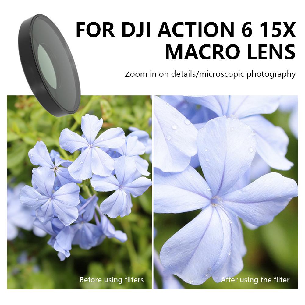 15X Macro Lens For DJI Action  - đánh giá và giá Photography Close Up