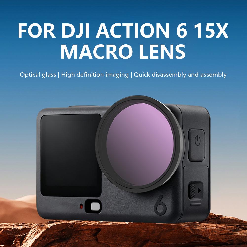 15X Macro Lens For DJI Action  - đánh giá và giá Photography Close Up