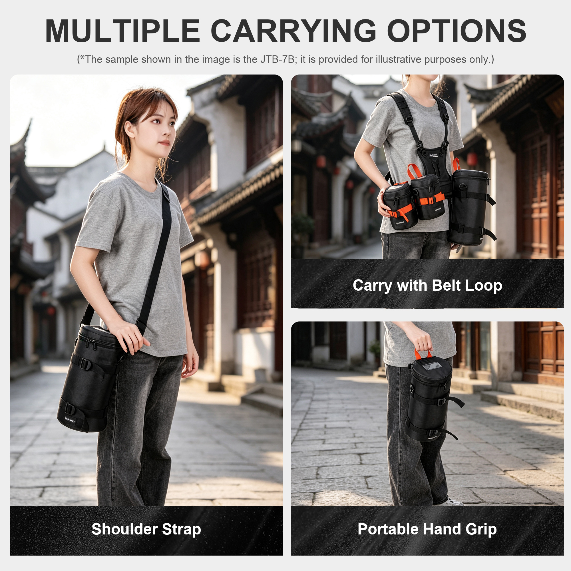 FOMITO Camera Lens Bag Portabl - đánh giá và giá Lens Case Pouch
