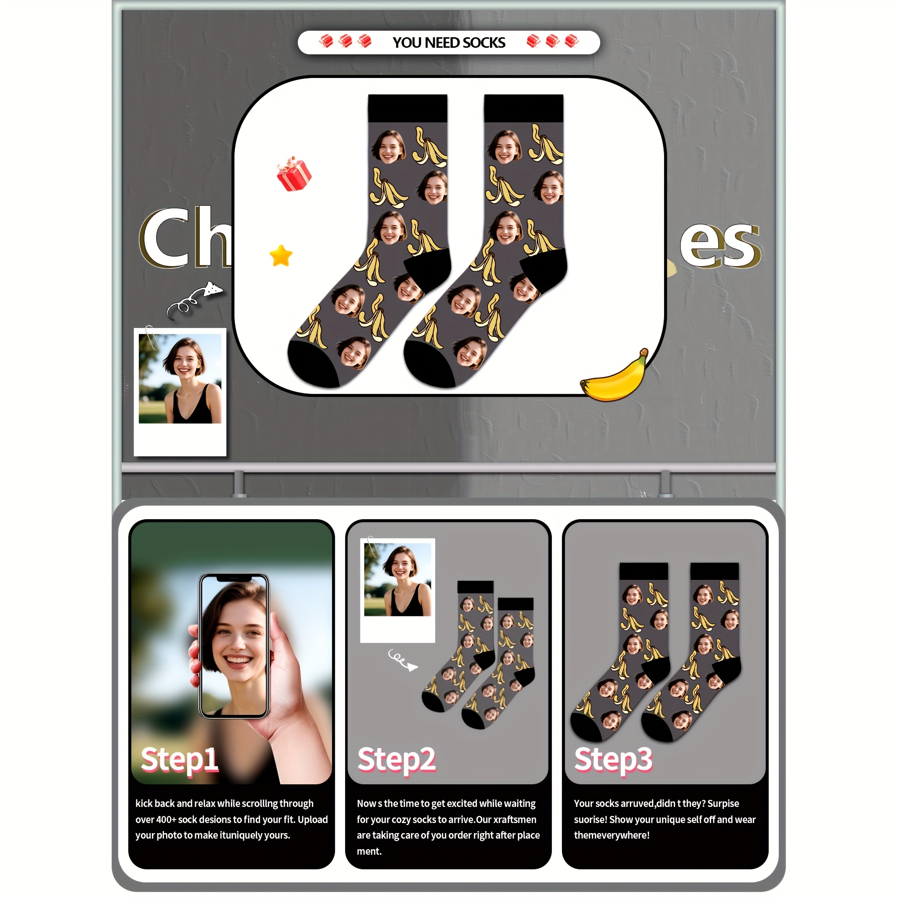 1 pair of customized photo fac - đánh giá và giá Photography Ideas