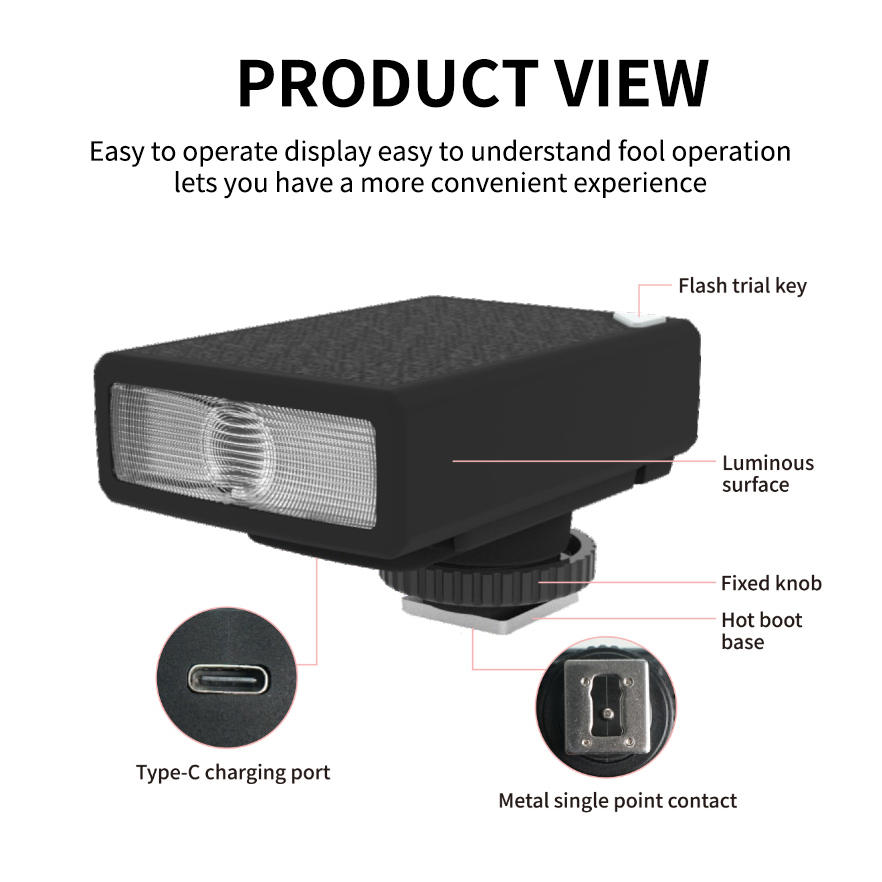 LINIM QU13 Mini Camera Flash S - đánh giá và giá Speedlite Flash External