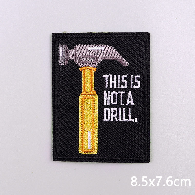 Humor Phrase Embroidery Patch  - đánh giá và giá Photography Quotes