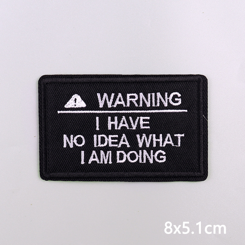 Humor Phrase Embroidery Patch  - đánh giá và giá Photography Quotes