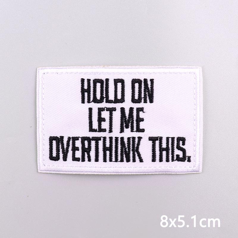 Humor Phrase Embroidery Patch  - đánh giá và giá Photography Quotes