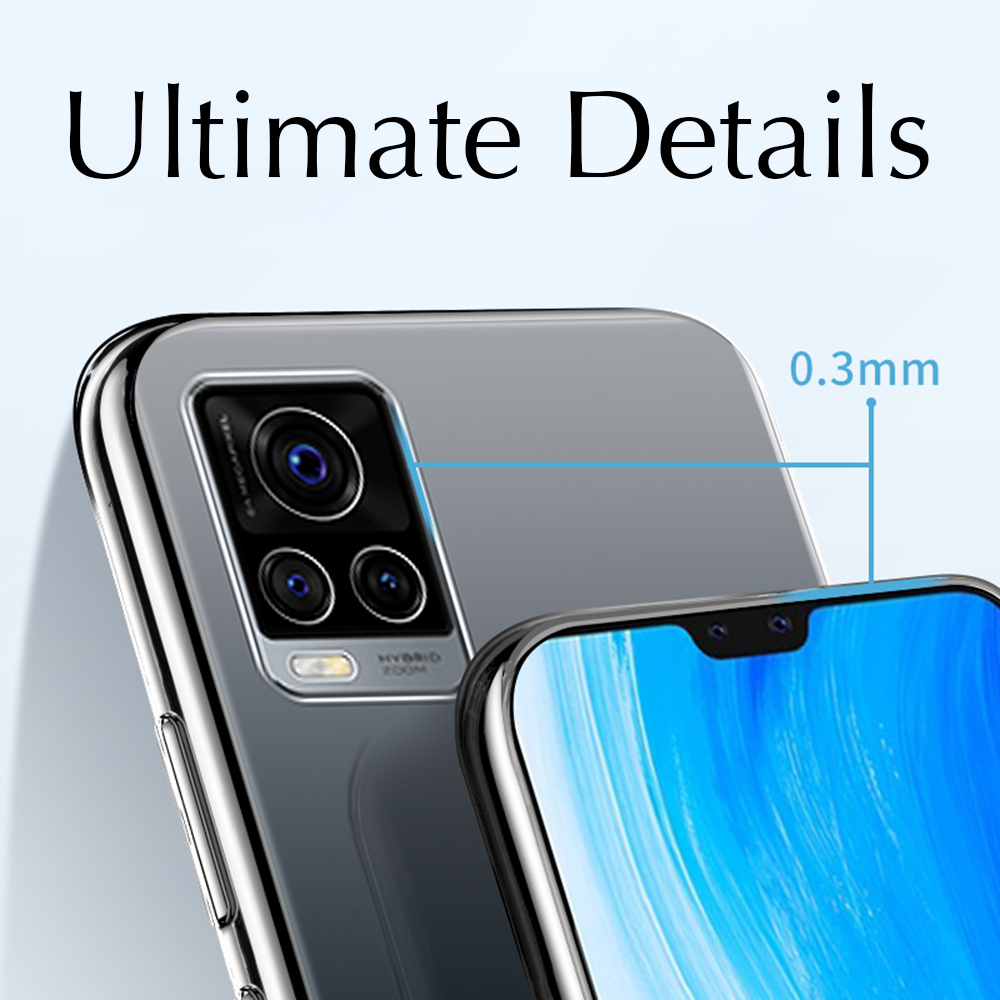 Clear Phone Case for VIVO Y21  - đánh giá và giá Lens Case Pouch