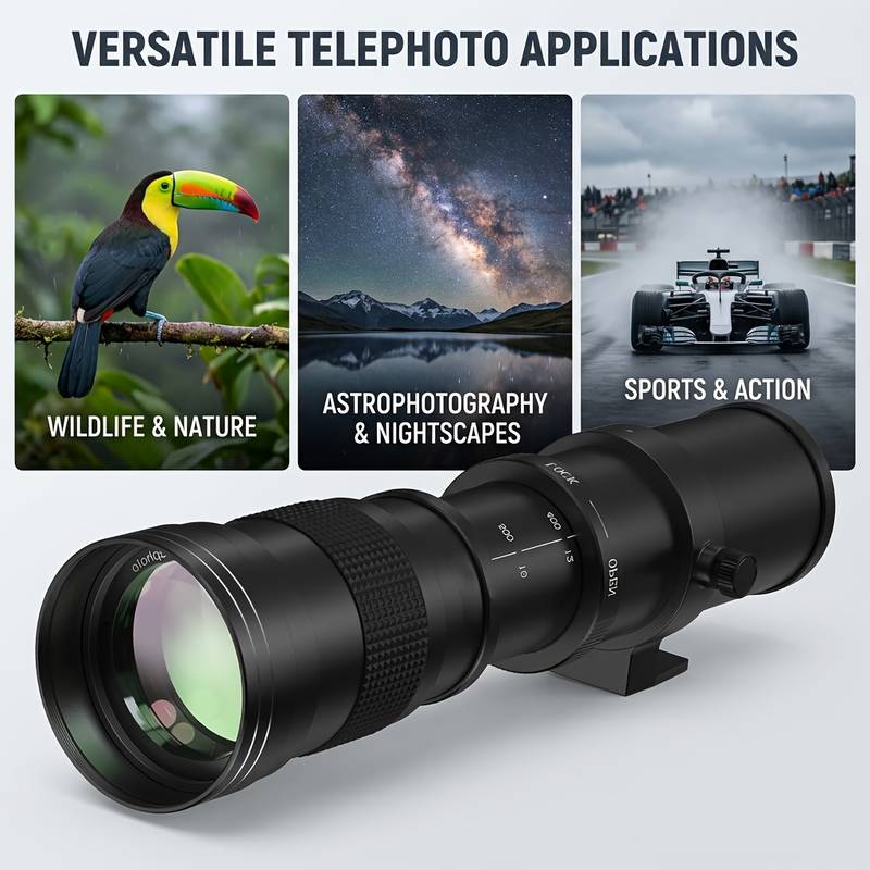 420-800mm F8.3 Full-Frame Medi - đánh giá và giá Photography Ratio