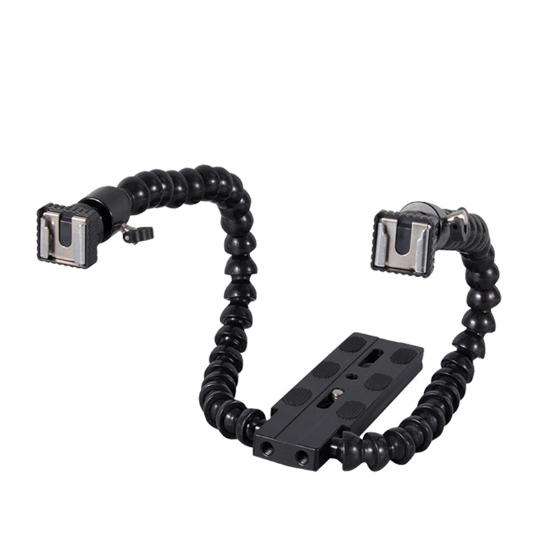 Flexible Dual Arm Hot Shoe Fla - đánh giá và giá Photography Ratio