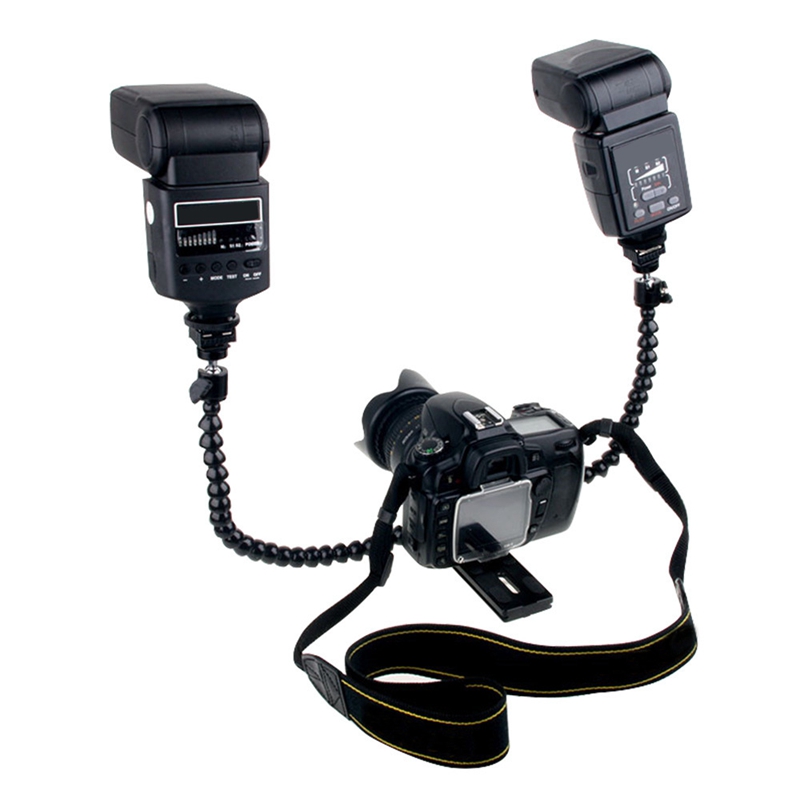 Flexible Dual Arm Hot Shoe Fla - đánh giá và giá Photography Ratio