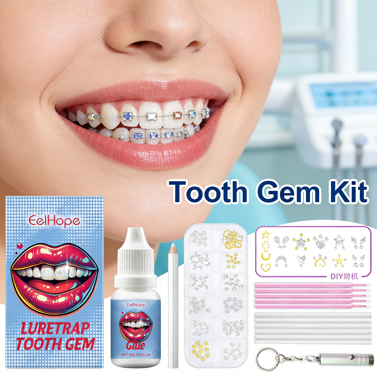 Tooth Gems Sparkling Teeth Jew - đánh giá và giá Photography Ideas