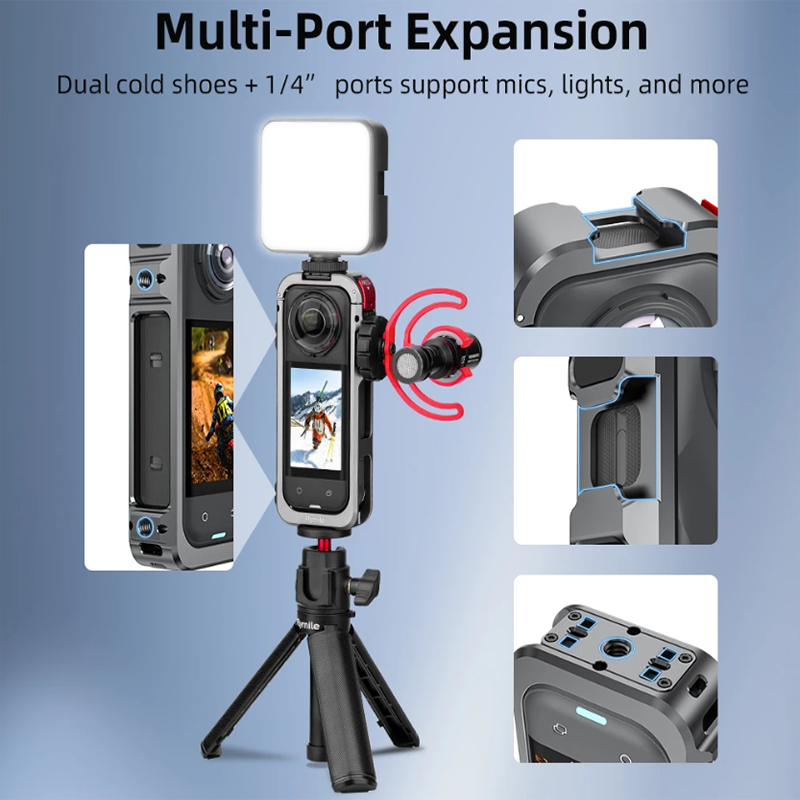 For Insta360 X5 Flymile Cage M - đánh giá và giá Lens Case Pouch