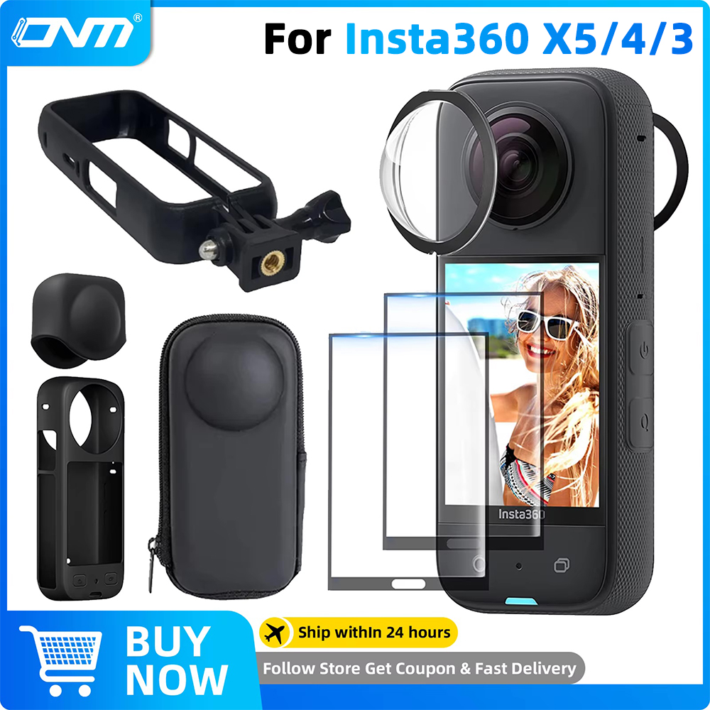 Accessories Set for Insta360 X - đánh giá và giá Lens Case Pouch