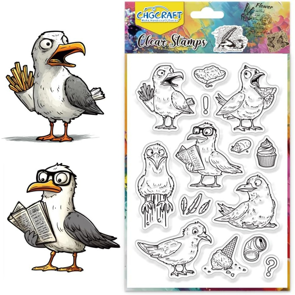 Seagulls Clear Stamps Bird Tra - đánh giá và giá Photography Ideas