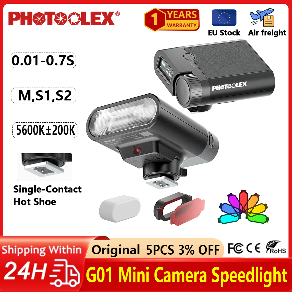 PHOTOOLEX G01 Mini Speedlight  - đánh giá và giá Speedlite Flash External