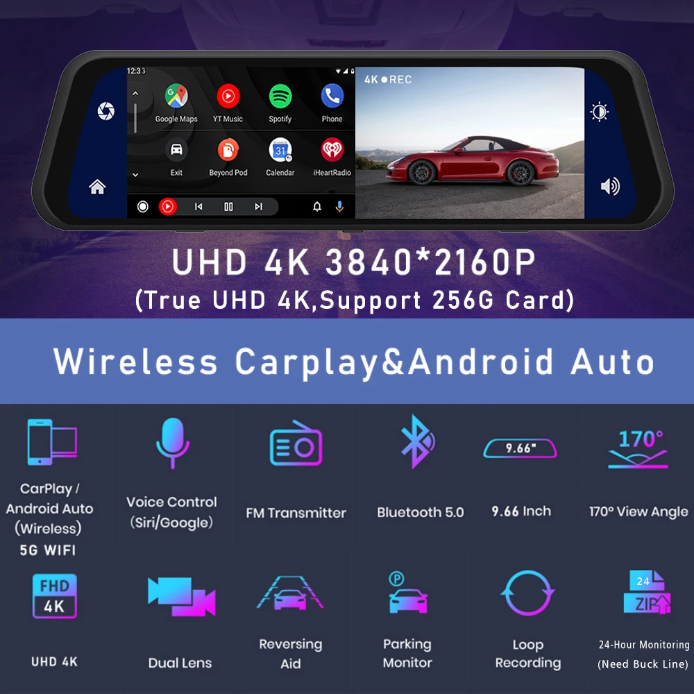 Dash Cam 4K 2160P Car Dvr Carp - đánh giá và giá Xiaomi Photography Kit