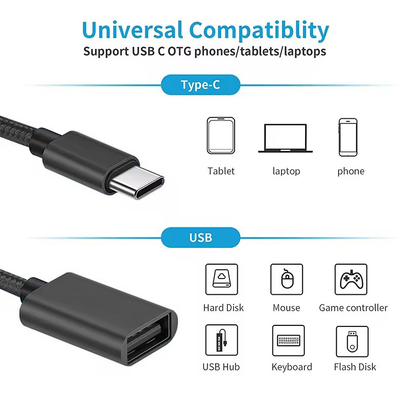 USB C to USB OTG Data Cable Ad - đánh giá và giá Xiaomi Photography Kit