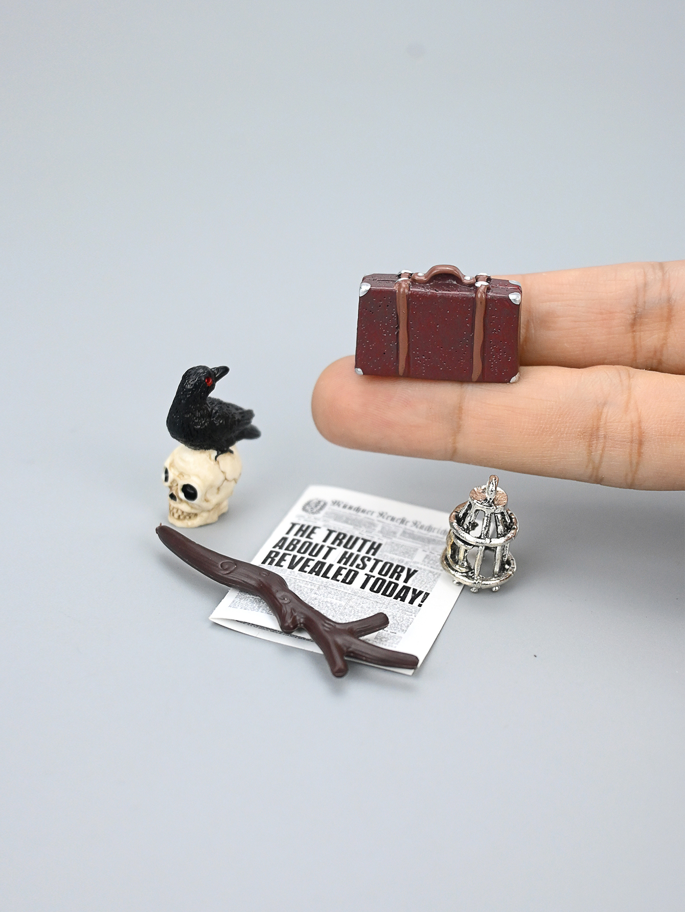 Miniature Academy Luggage Scen - đánh giá và giá Photography Ideas