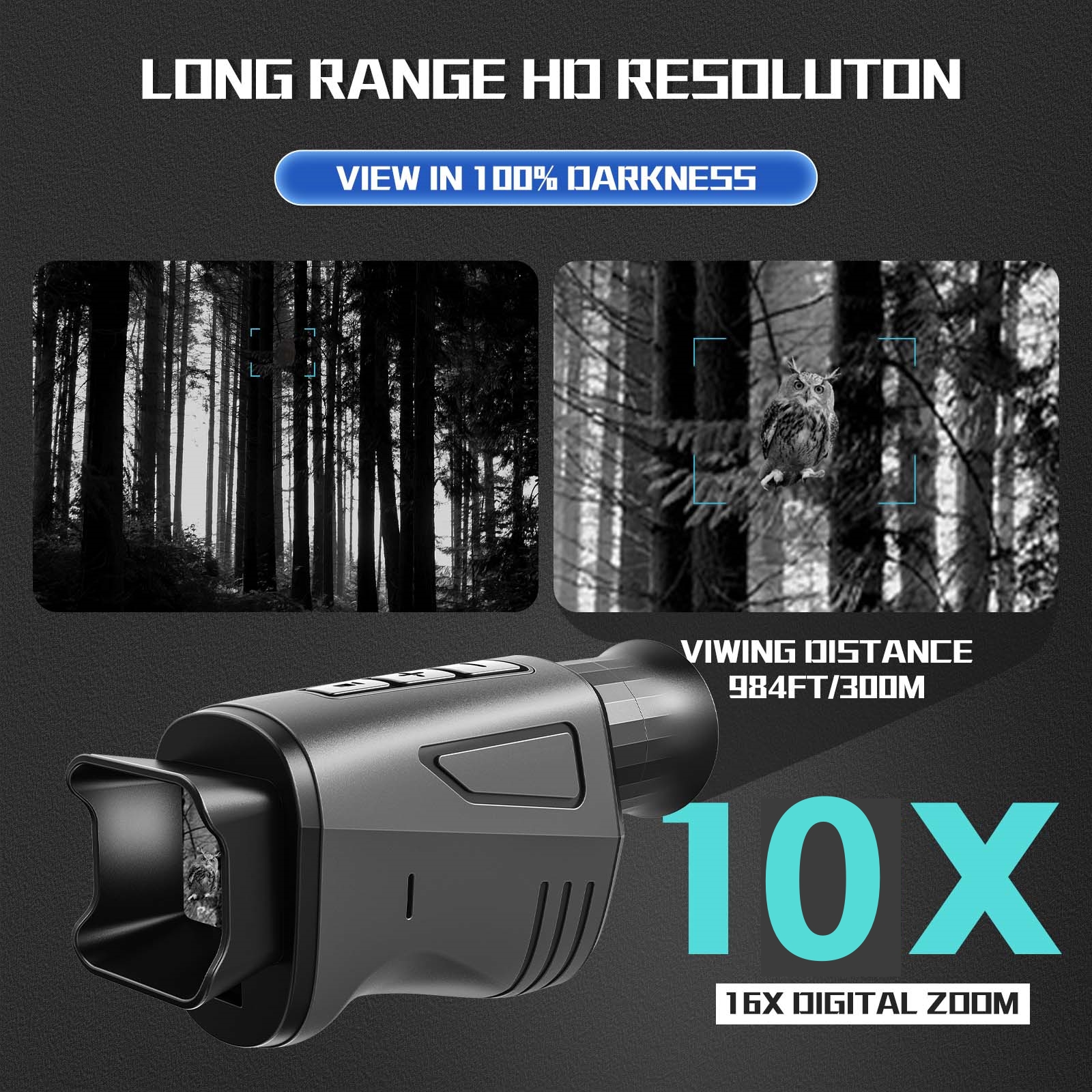1080P HD Monocular Night Visio - đánh giá và giá Photography Ratio